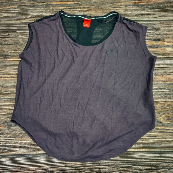 NIKE women's mesh athletic tank top large - Picture 1 of 5